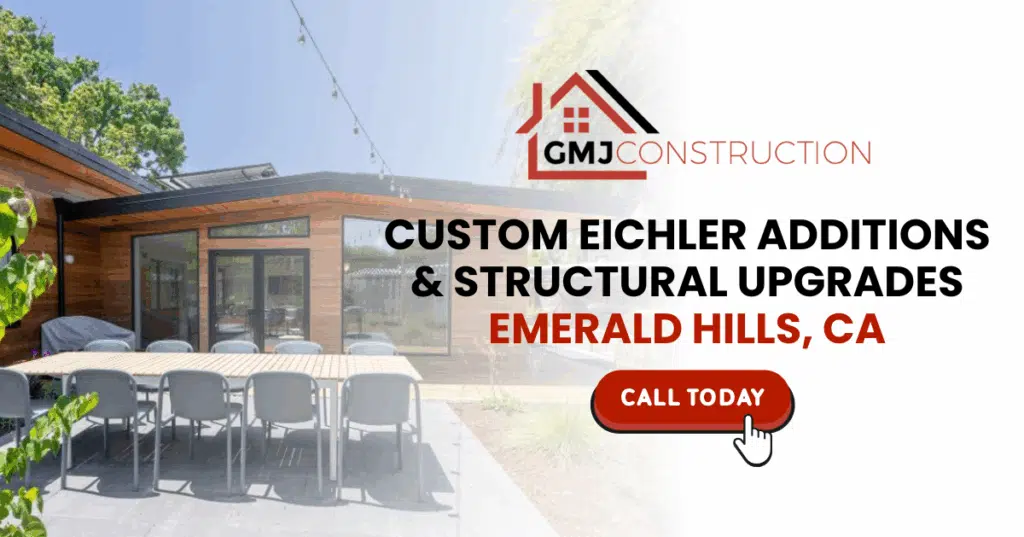 Custom Eichler Additions & Structural Upgrades in Emerald Hills, CA