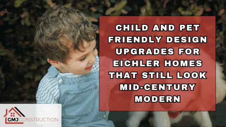 Child and dog enjoying pet-friendly home design