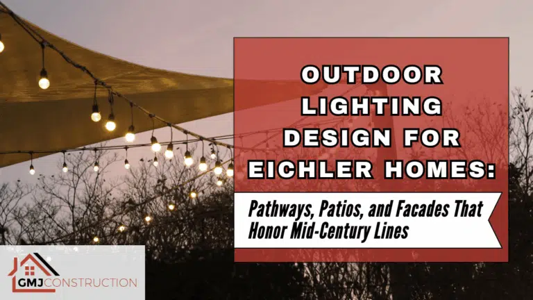 Outdoor lighting illuminating a luxury home at night