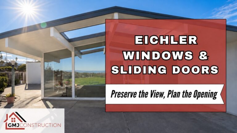 GMJ illustrated guide to planning Eichler window and sliding-door replacement