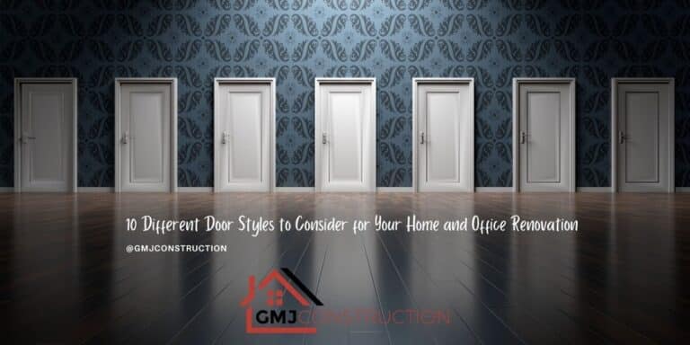 10 Different Door Styles to Consider for Your Home and Office Renovation - FEATURE IMAGE - GMJ Construction