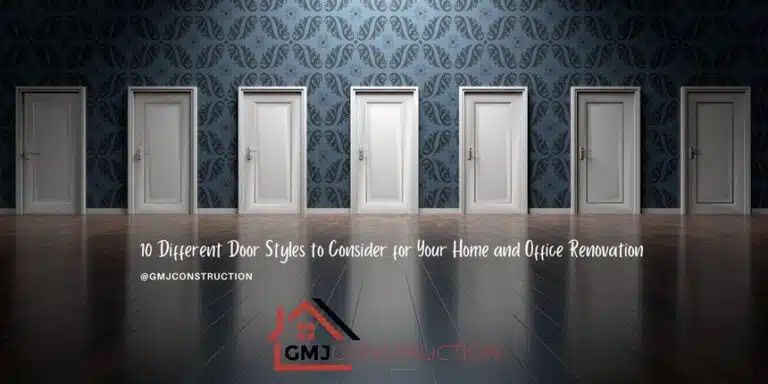 10 Different Door Styles to Consider for Your Home and Office Renovation - FEATURE IMAGE - GMJ Construction