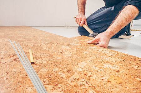 Cork flooring - GMJ Construction