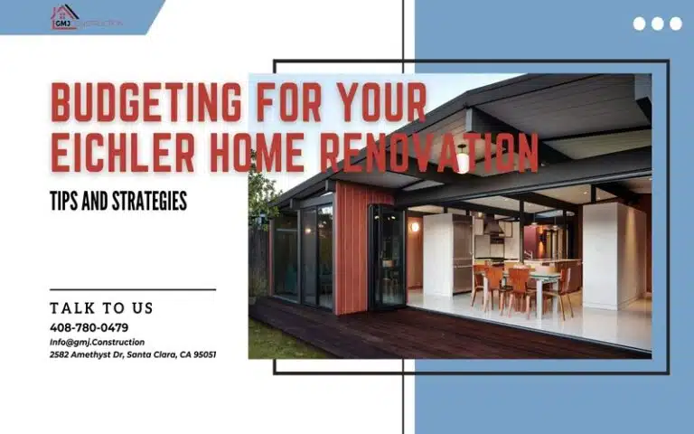 Budgeting for Your Eichler Home Renovation - GMJ Construction