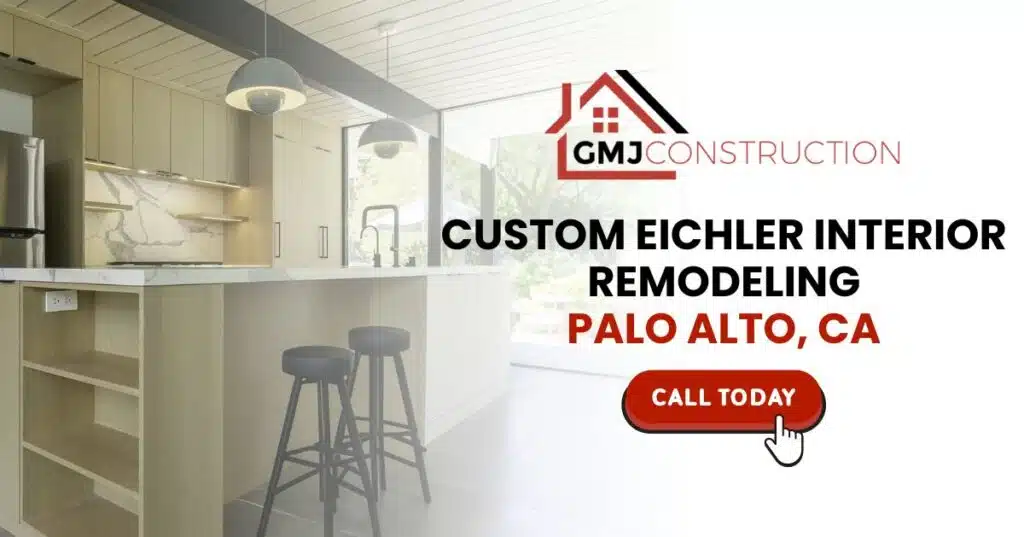 Custom Eichler Interior Remodeling in Palo Alto, CA