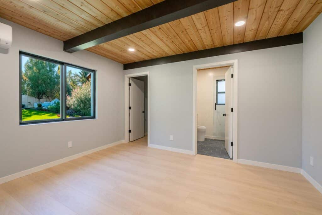 Laminate flooring installation project by GMJ Construction