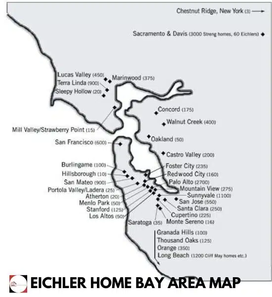 Eichler Home Bay Area Map - GMJ Construction