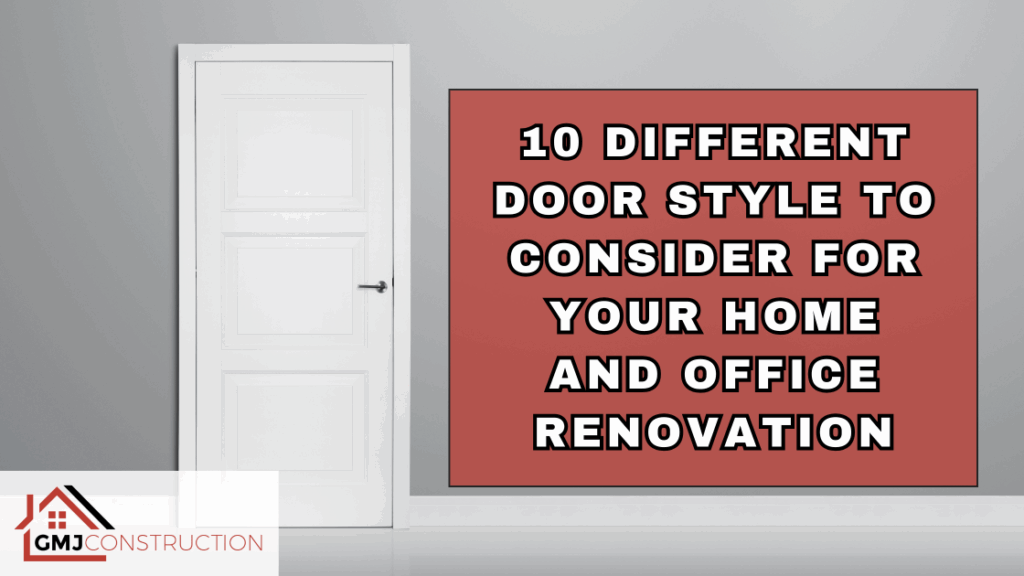 10 different door styles