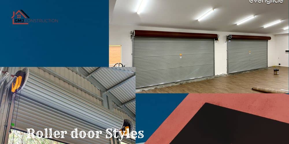 Roller door Styles banner - GMJ Construction