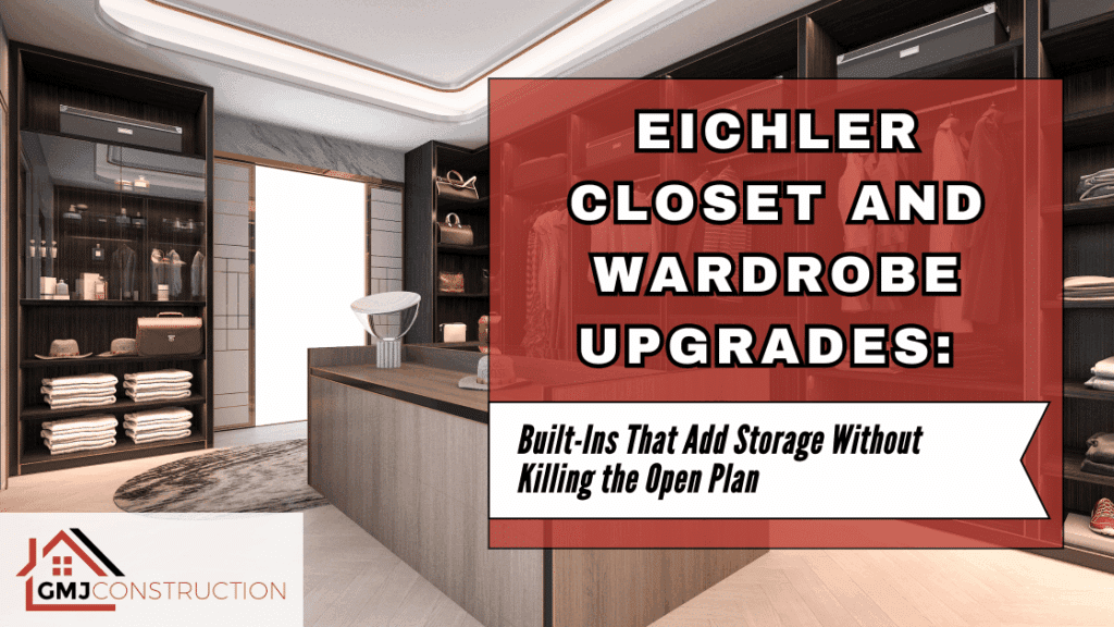 Eichler closet and wardrobe upgrade with built-