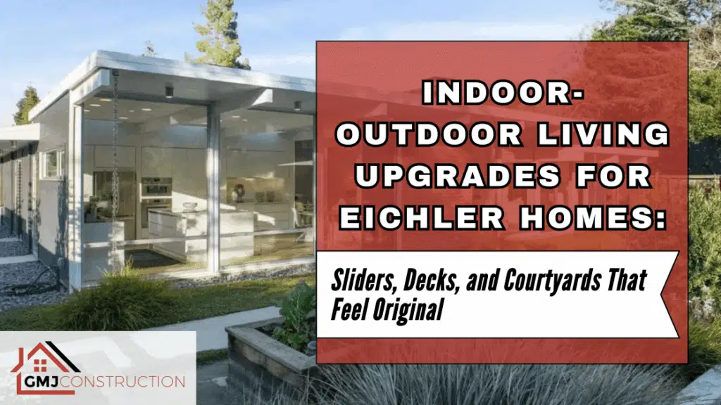 Modern Eichler home with indoor living upgrades