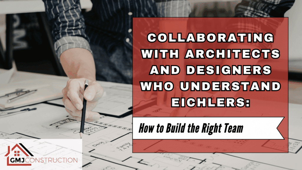 Person collaborating on architecture project
